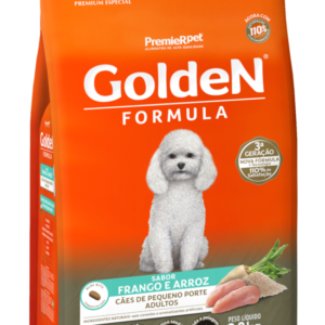 GoldeN® Formula Cães Adultos Porte Pequeno Frango & Arroz 15kg, 3kg