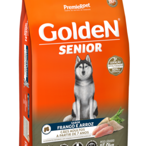 GoldeN® Formula Cães Seniores Frango e Arroz 15kg