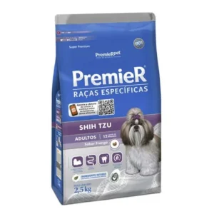 Ração Premier Super Premium Raças Específicas Shih Tzu Adulto Frango 2,5kg