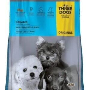 Ração Three Dogs Original Filhotes Cães Raças Pequenas 10kg