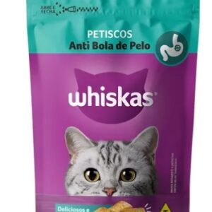 Petisco Whiskas Temptations Gatos Adultos Pelo Saudável 40g