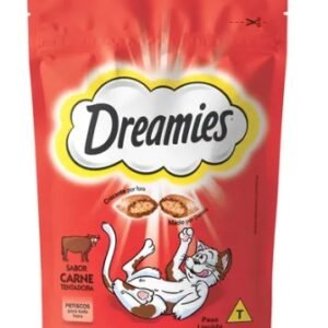 Petisco Dreamies Carne Gatos Adultos 40g