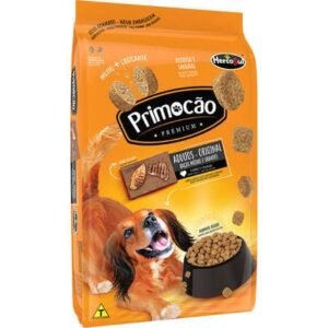 Ração Seca Primocão Premium Original Carne e Frango para Cães Adultos de Raças Médias e Grandes