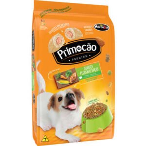 Ração Seca Primocão Premium Original Frango e Vegetais para Cães Adultos de Raças Pequenas