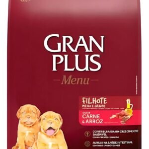 Alimento Gran Plus Menu para cão filhote sabor carne y arroz de 15 kg