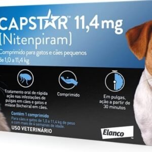 Capstar 11,4mg para Cães e Gatos de 1,0 a 11,4kg