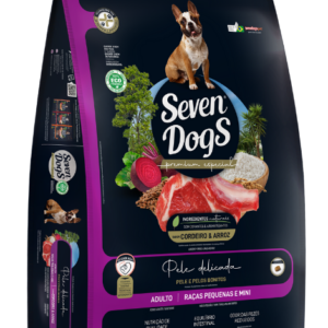 seven dogs CÃES ADULTOS RAÇAS PEQUENAS E MINI CORDEIRO E ARROZ