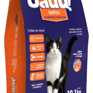 Ração Para Gatos Adulto Filhote Idoso Premium Uauu! 10,1kg