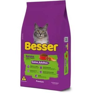 Ração Seca Besser Natural Premium para Gatos Adultos 10kg