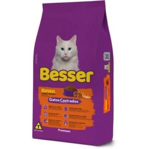 Ração Seca Besser Natural para Gatos Castrados 10kg