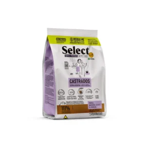 Monello Gatos Select Adultos Castrados Sabor Peru, Batata Doce e Maçã 1,5kg